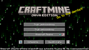 Java Edition Menu 25w14craftmine.png