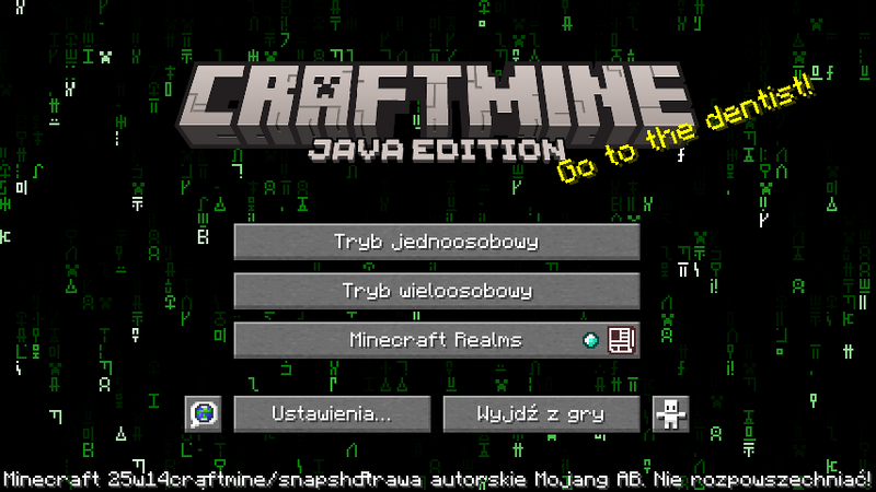 Plik:Java Edition Menu 25w14craftmine.png