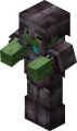 Zombie w netherytowej zbroi.