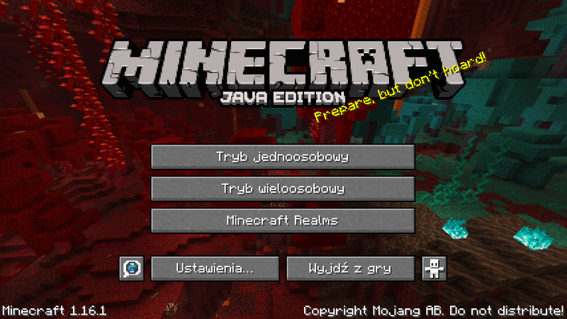 Plik:Java Edition Menu 1.16.1.png