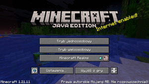 Java Edition Menu 1.21.11.png