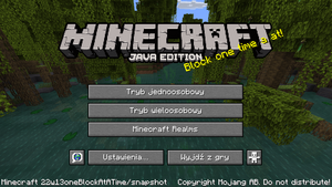 Java Edition Menu 22w13oneBlockAtATime.png