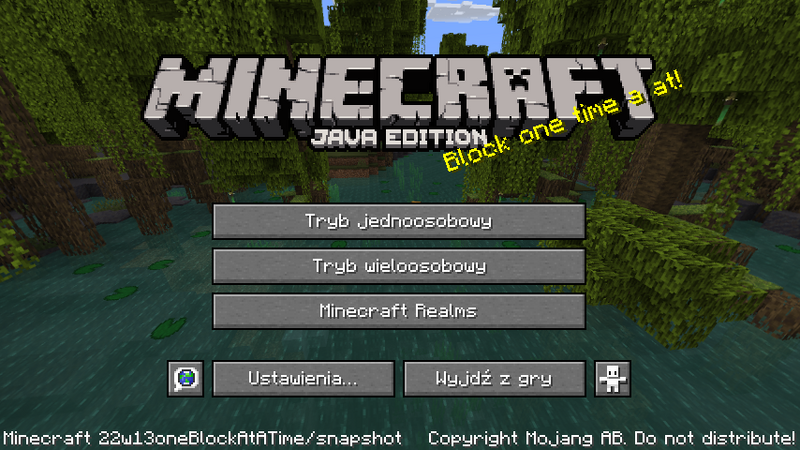 Plik:Java Edition Menu 22w13oneBlockAtATime.png