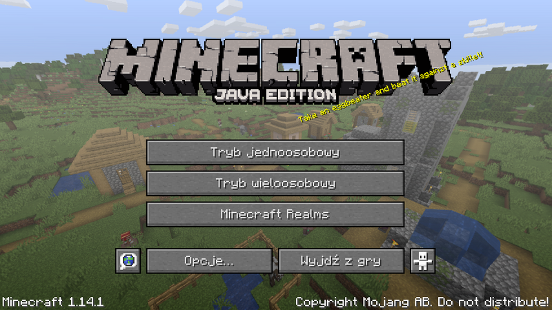 Plik:Java Edition Menu 1.14.1.png