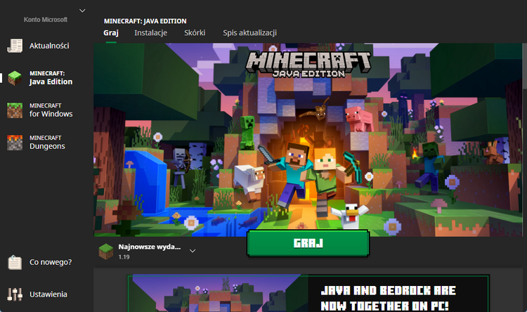 Minecraft Launcher – Minecraft Wiki Polska