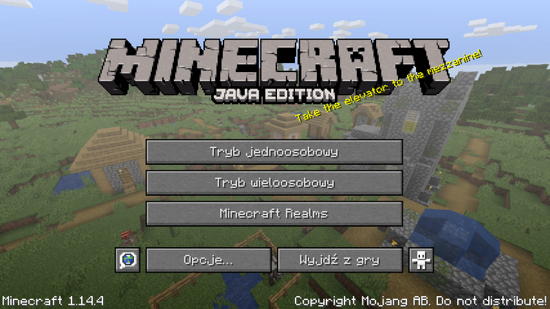 Plik:Java Edition Menu 1.14.4.png
