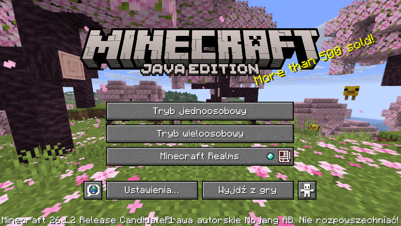 Plik:Java Edition Menu 26.1.2 Release Candidate 1.png