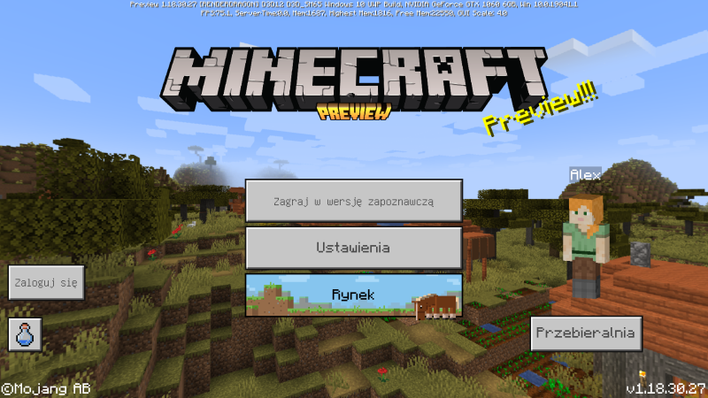 Plik:Menu główne Bedrock 1.18.30.27 - Podgląd.png