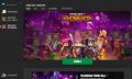 Launcher Minecraft Dungeons.